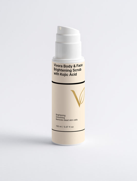 Vivora Body & Face Brightening Scrub with Kojic Acid