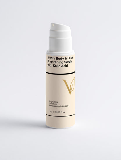 Body & Face Brightening Scrub with Kojic Acid