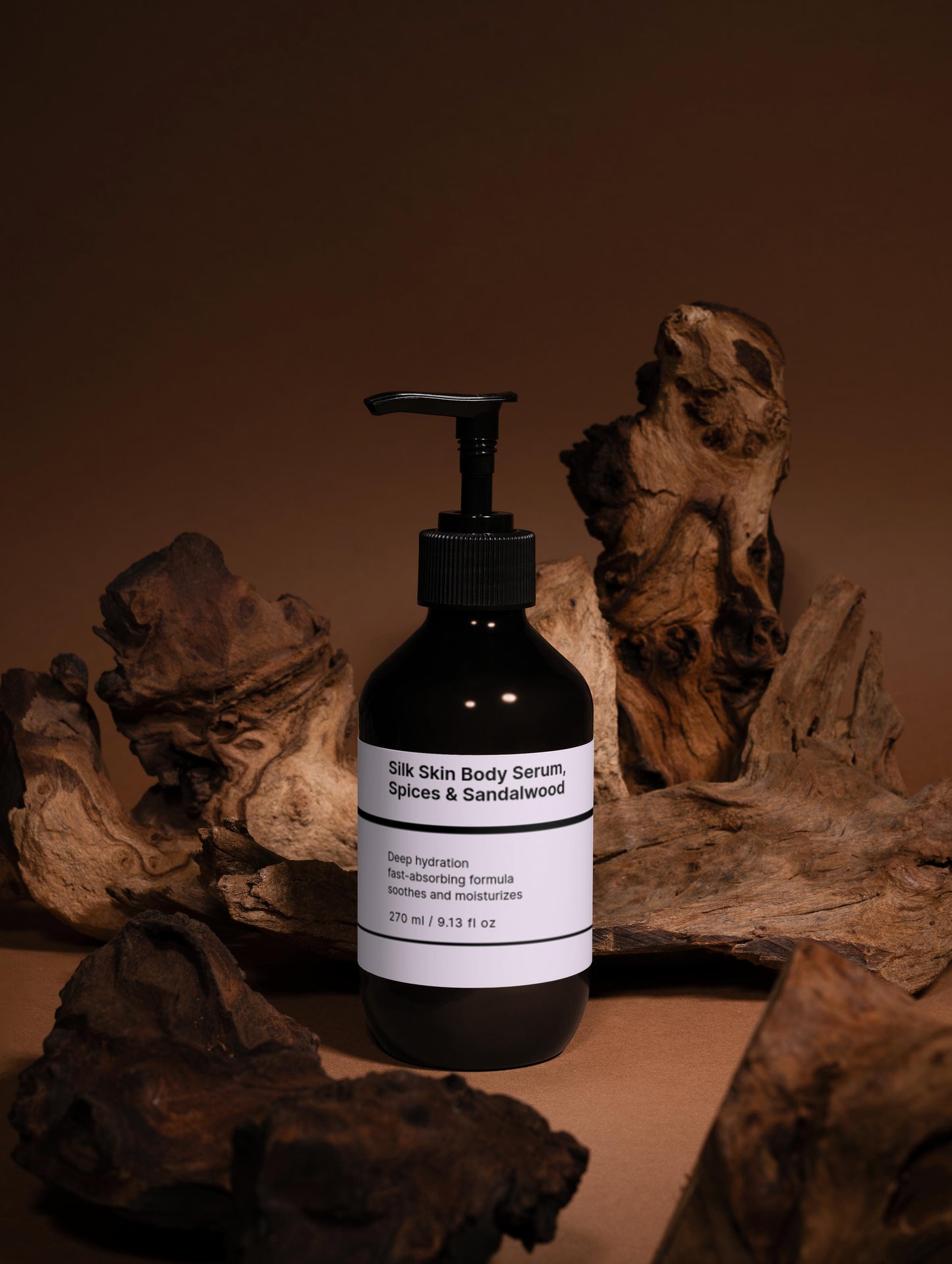 Silk Skin Body Serum, Spices & Sandalwood